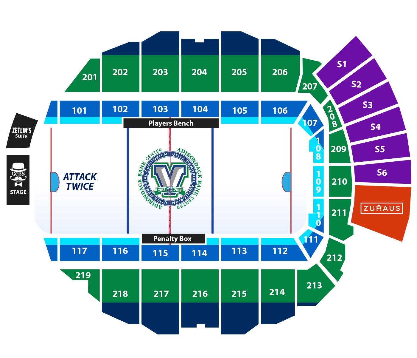 Wild Tickets Seating Chart