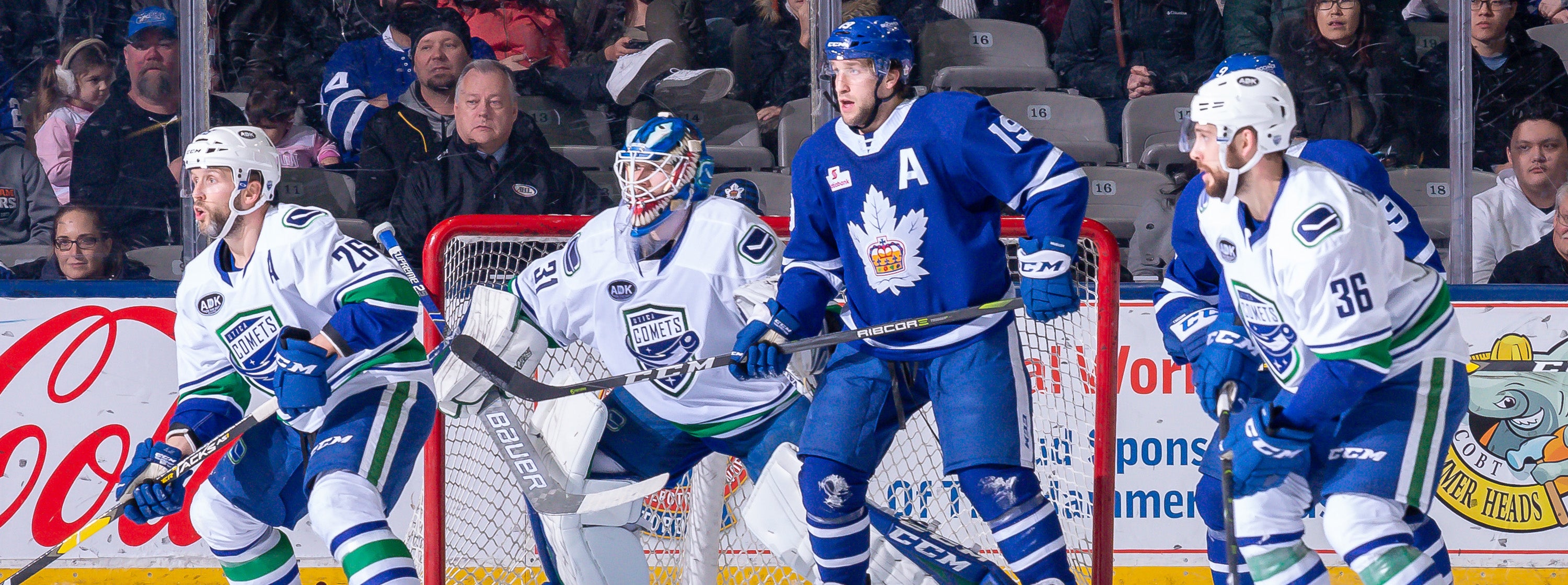 COMETS STREAK HALTED BY MARLIES