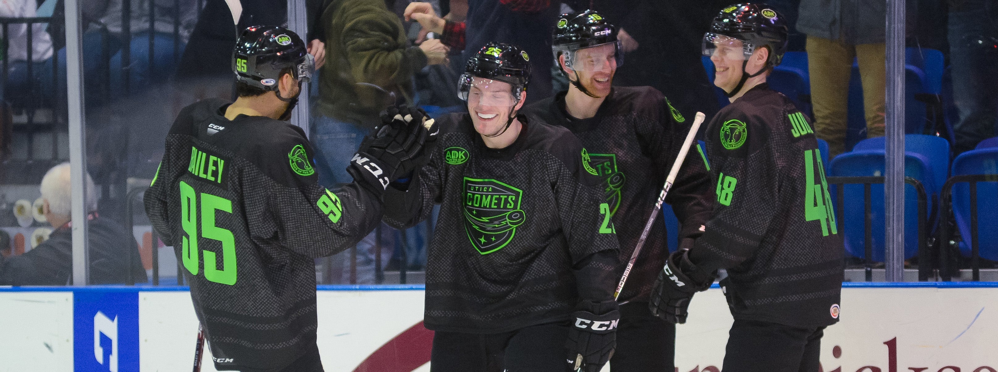 COMETS OUTLAST WOLF PACK IN OVERTIME