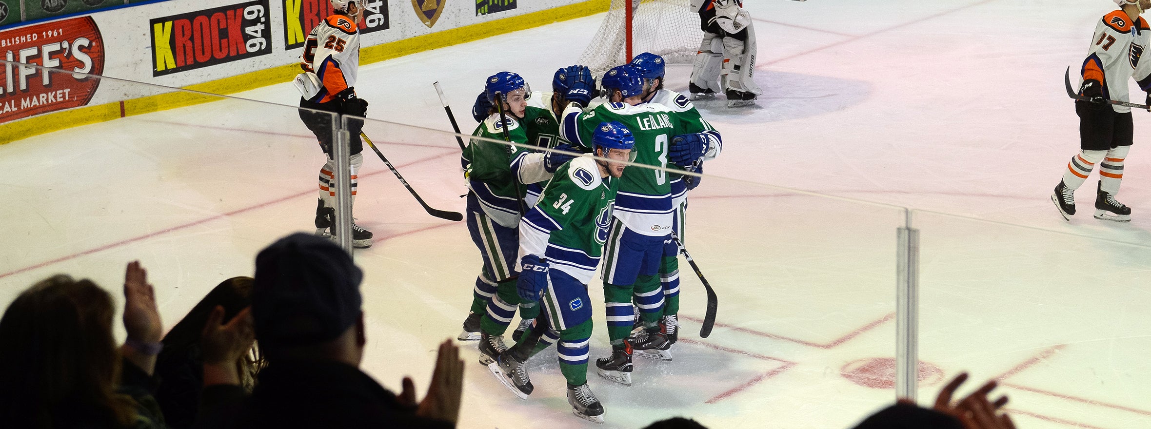 COMETS SCORE FIVE UNANSWERED IN COMEBACK WIN