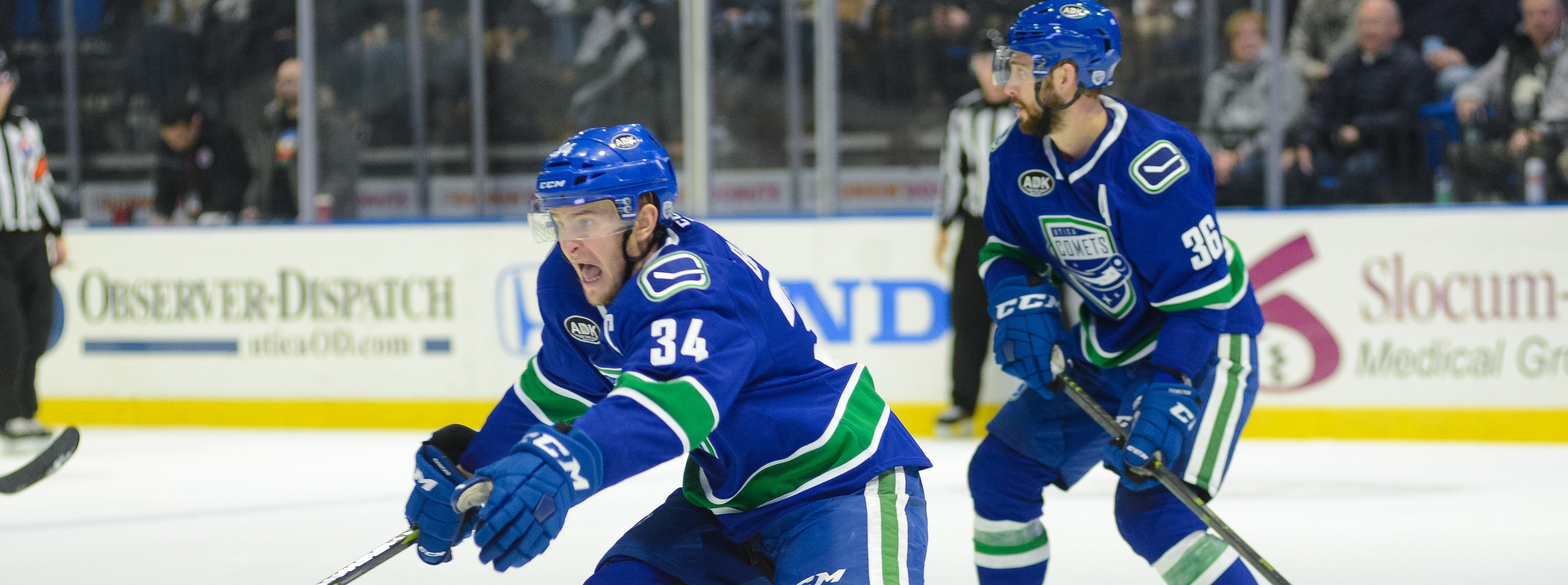 COMETS BEGIN THREE-IN-THREE AGAINST PHANTOMS