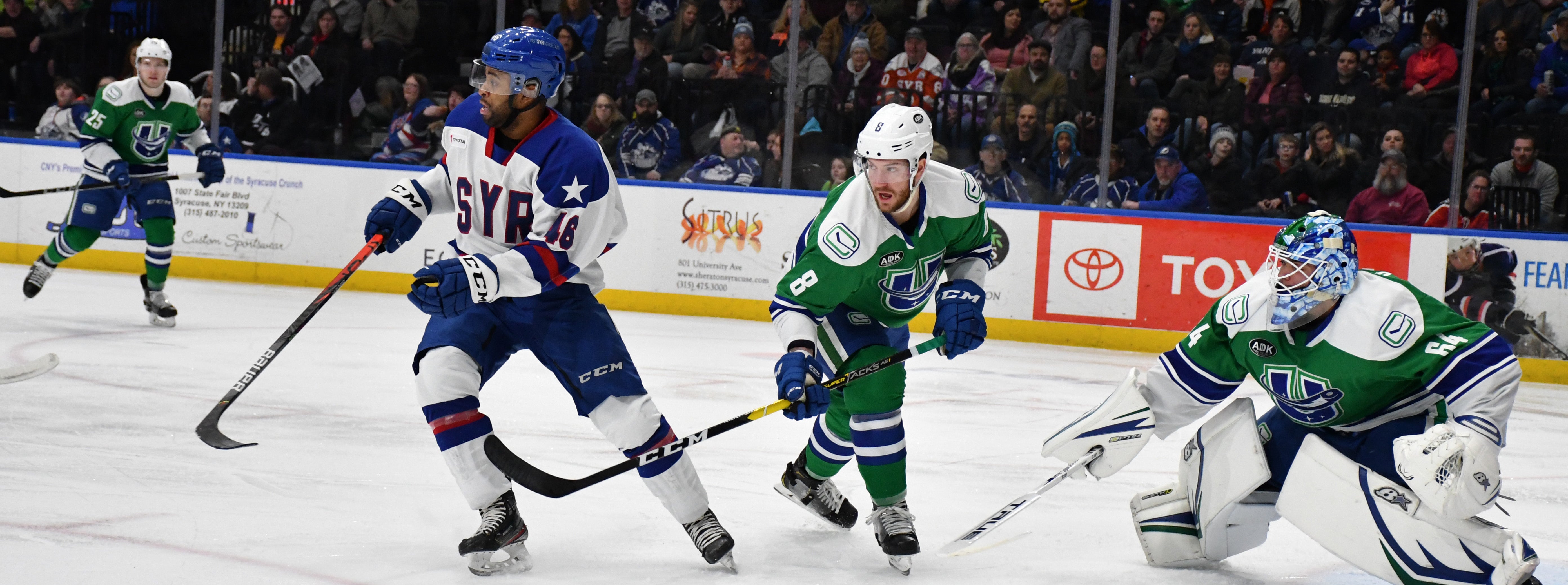 COMETS COMEBACK ATTEMPT STALLED IN SYRACUSE