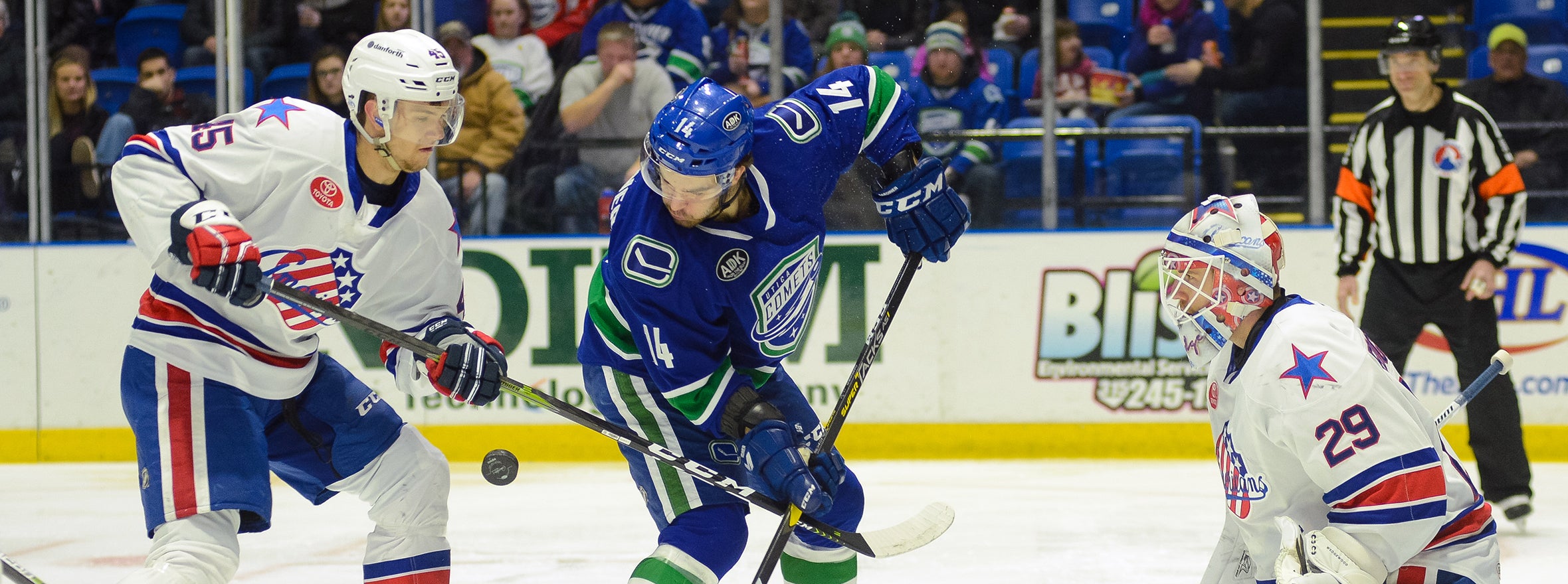 COMETS FALL IN OVERTIME, EXTEND POINT STREAK TO EIGHT