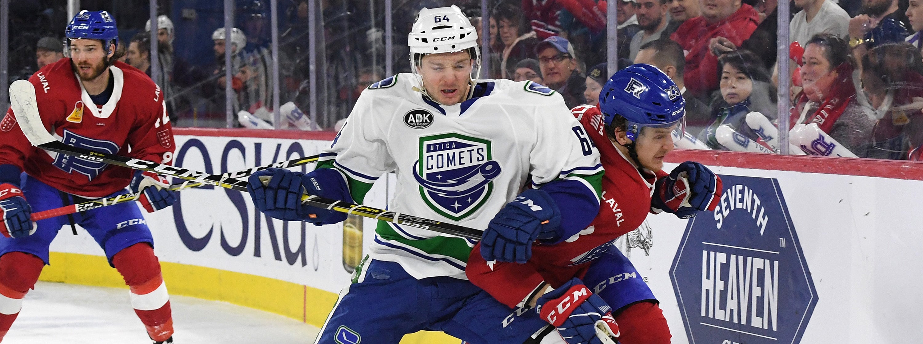 COMETS GROUNDED BY ROCKET