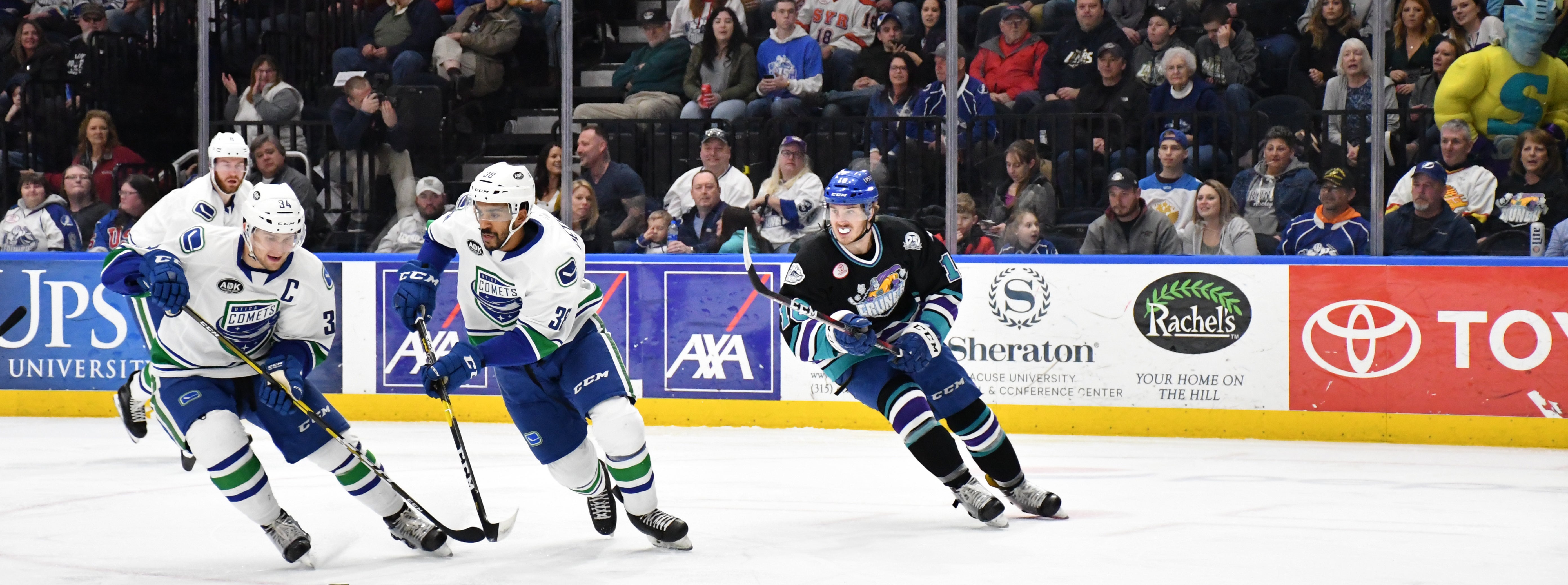 COMETS QUICK START SPOILED BY CRUNCH