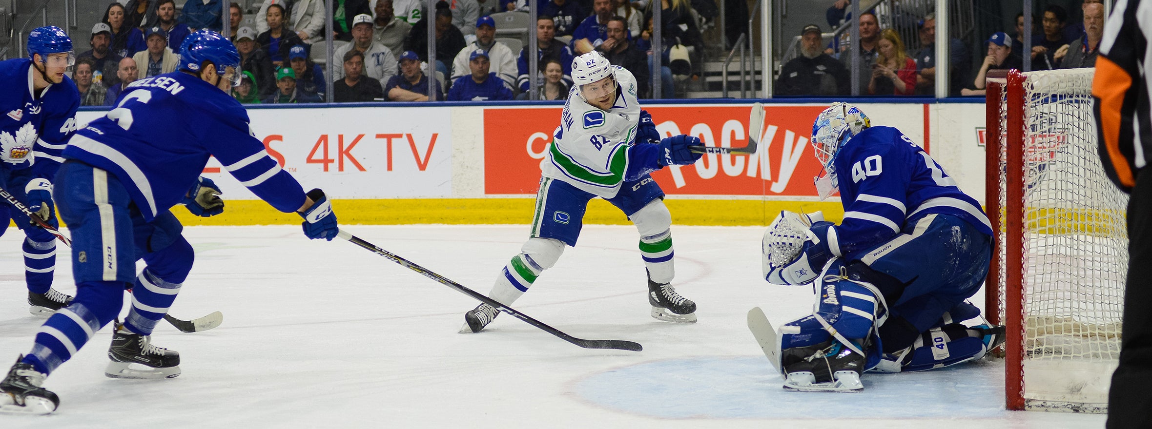 COMETS OVERPOWERED BY MARLIES IN GAME TWO