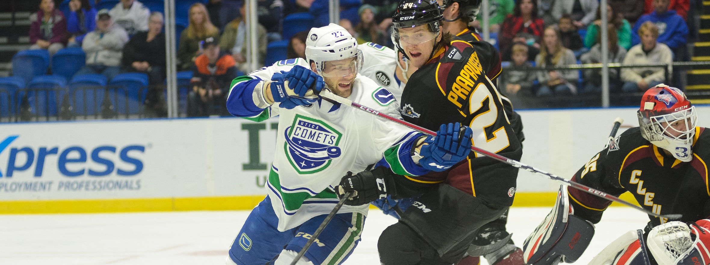 COMETS FALL SHORT AGAINST CLEVELAND