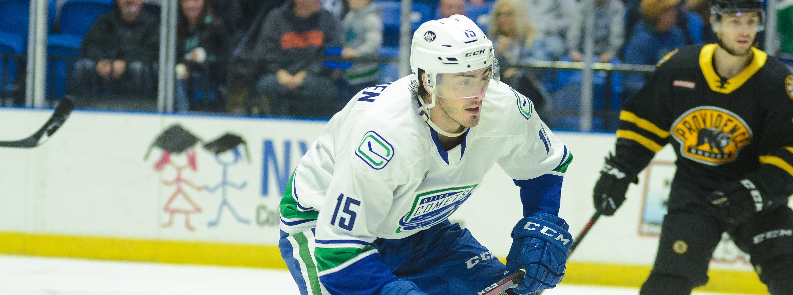 COMETS STREAK HALTED BY BRUINS SHUTOUT