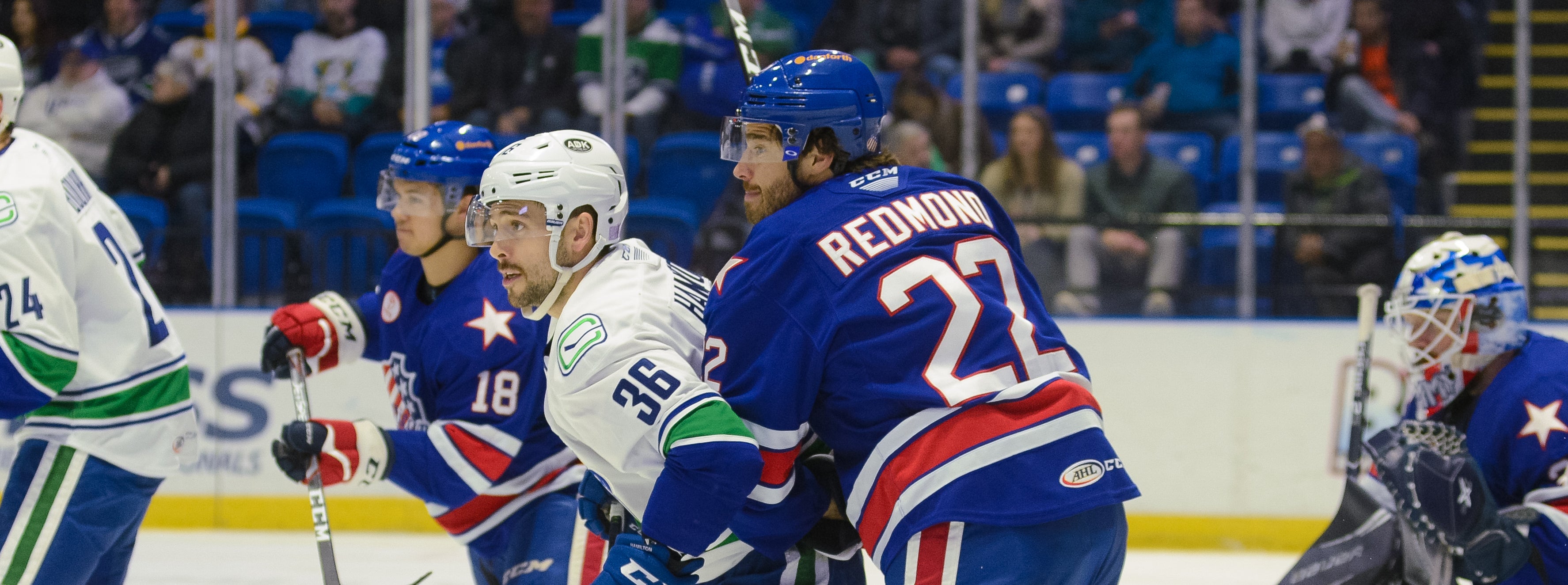 FOUR UNANSWERED GOALS SINK COMETS IN LOSS TO AMERKS