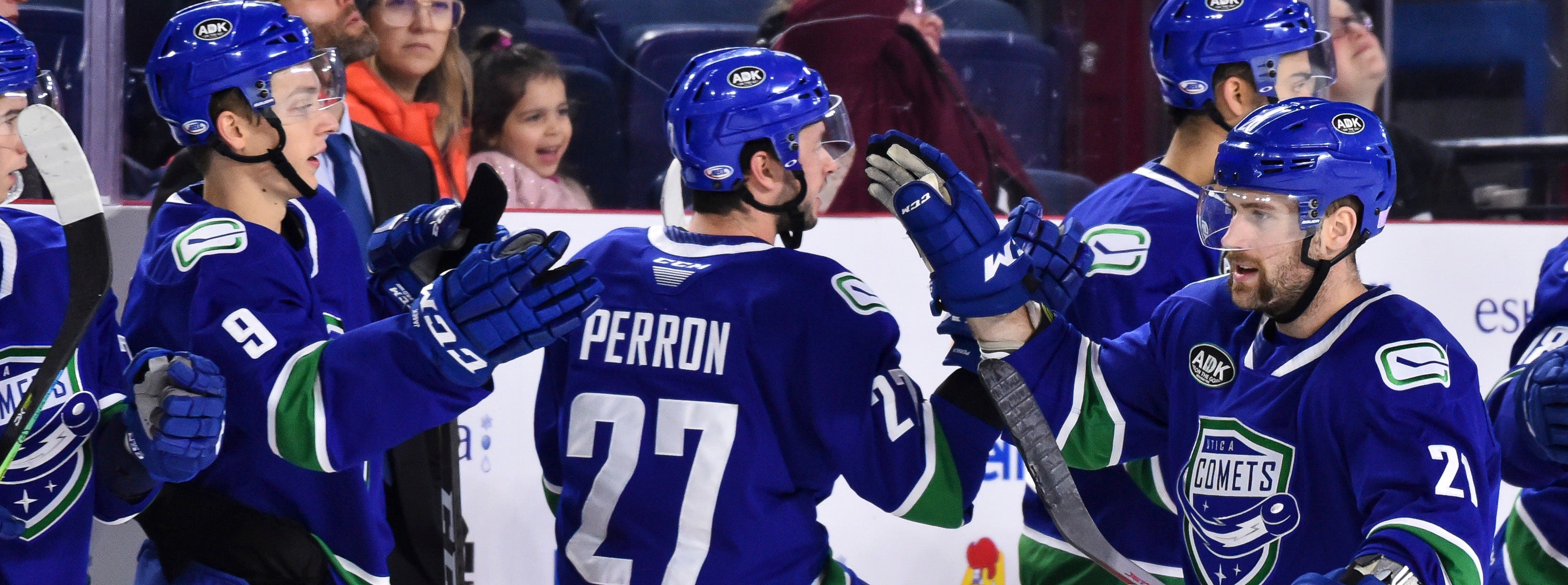 GOLDOBIN, DIPIETRO LEAD COMETS TO WIN OVER ROCKET