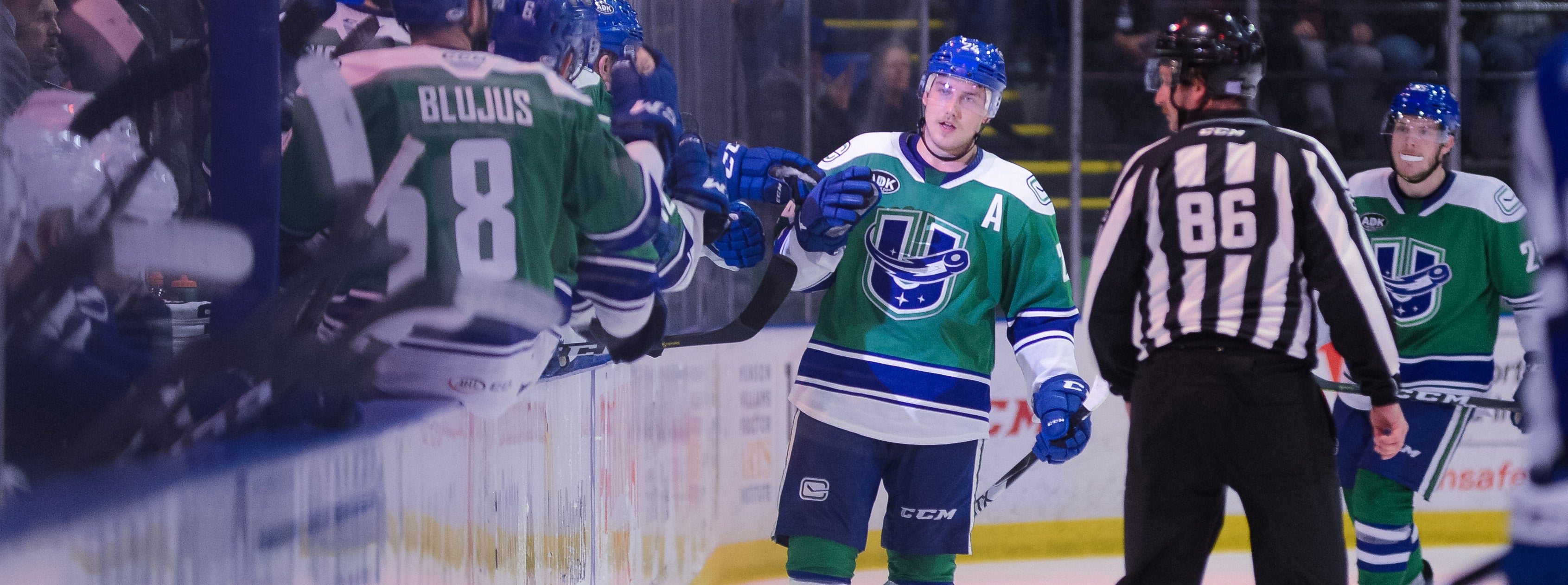 COMETS CRUISE TO 4-1 WIN OVER CRUNCH