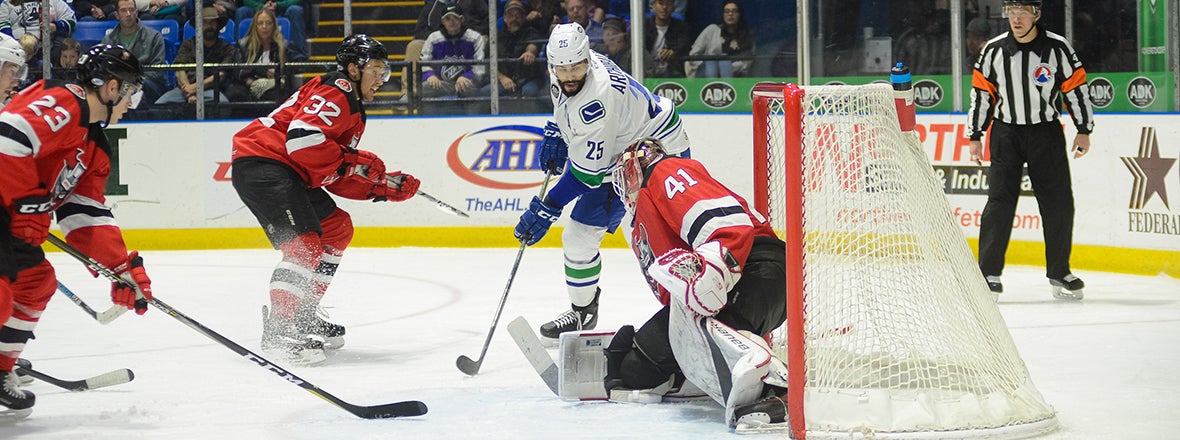 COMETS DROP DEFENSIVE BATTLE TO DEVILS