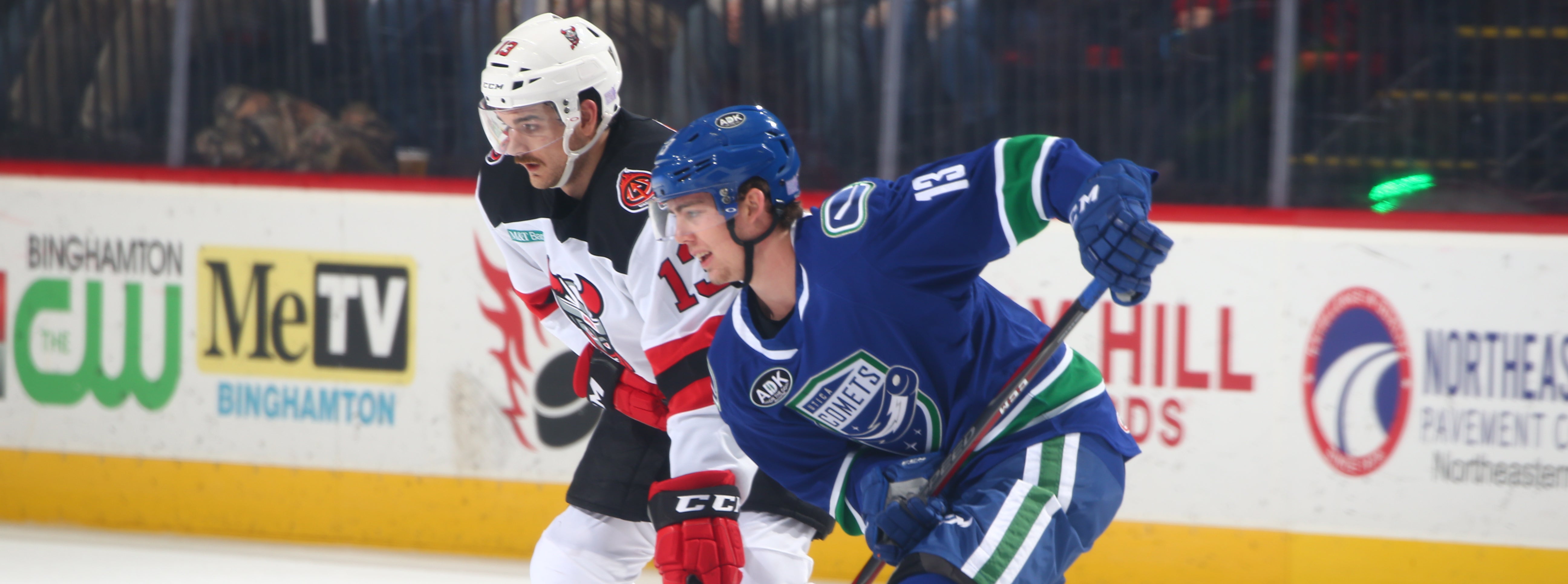 COMETS STREAK SNAPPED BY DEVILS