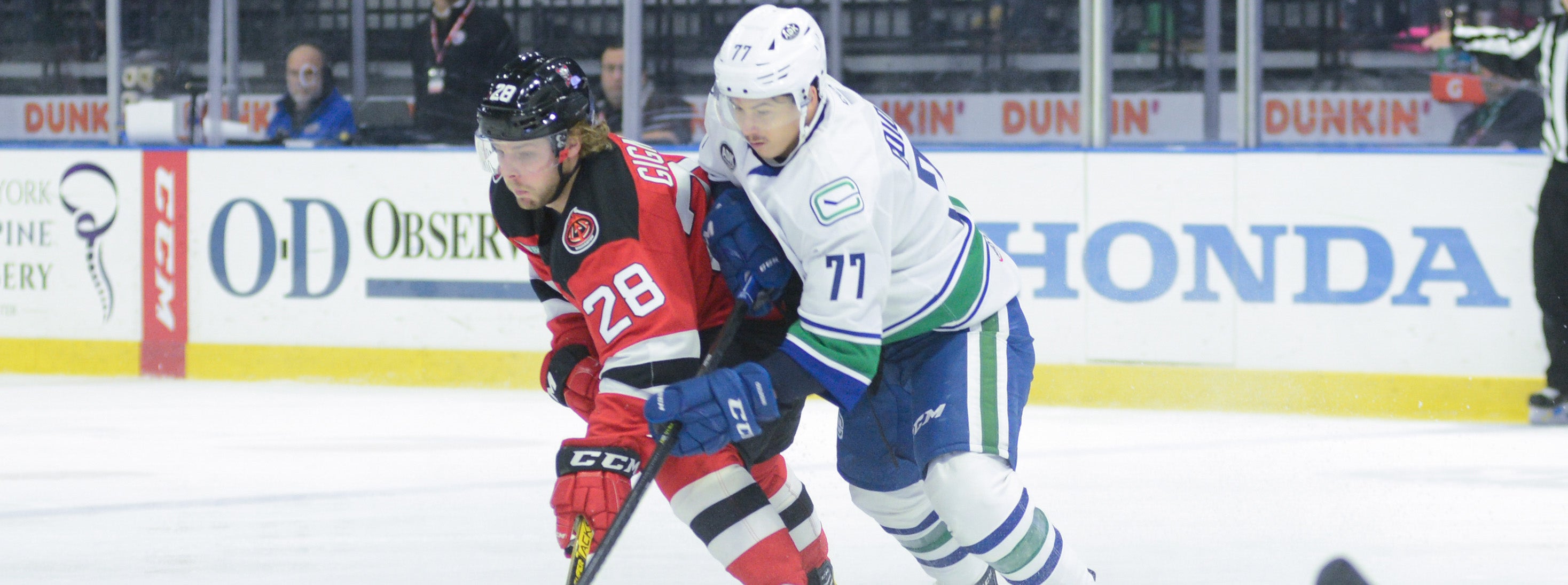 COMETS TRAVEL TO BINGHAMTON TO DUEL WITH DEVILS