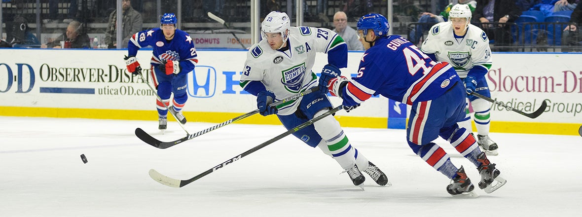 COMETS SURRENDER TWO-GOAL LEAD IN LOSS TO AMERKS