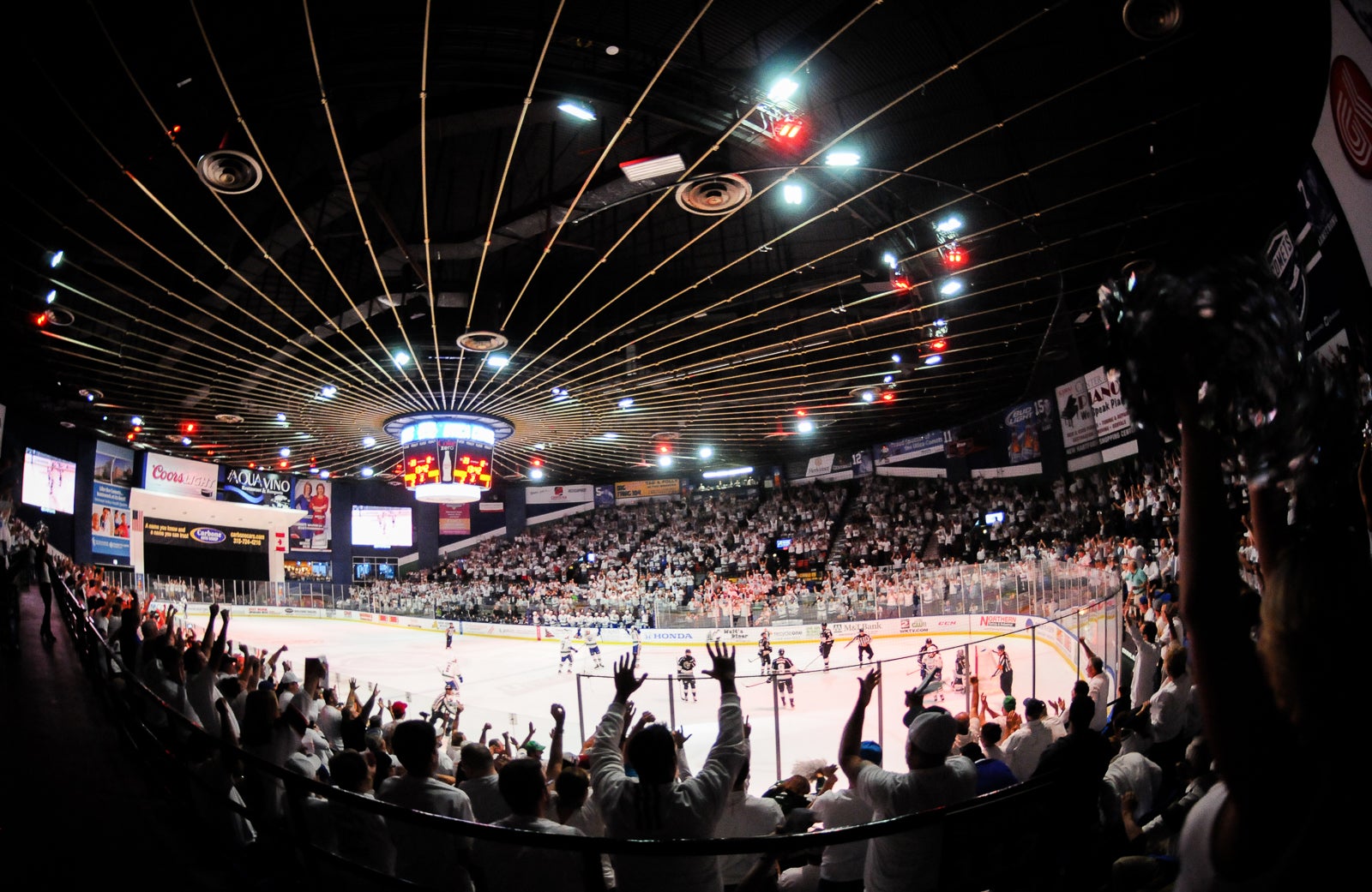 Ice-O-Topes Rout Bruins in Front of Sellout Crowd