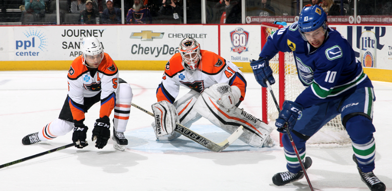 Comets Score Late to Scare Off the Phantoms