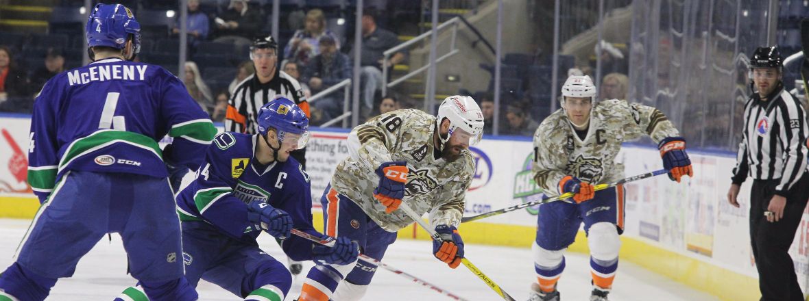 COMETS COMPLETE COMEBACK TO DEFEAT SOUND TIGERS