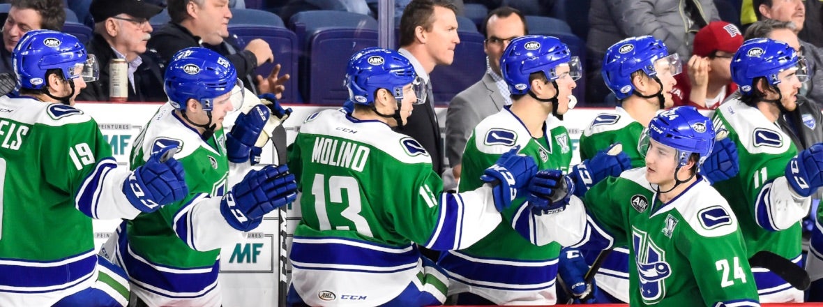 COMETS BATTLE BRUINS FOR FIRST TIME THIS SEASON