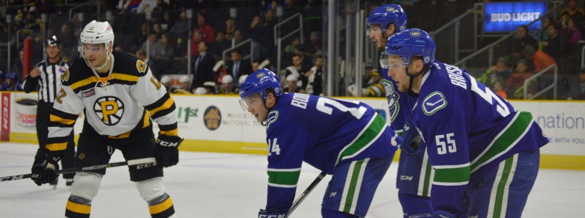 COMETS SEEK WEEKEND SPLIT AGAINST BRUINS