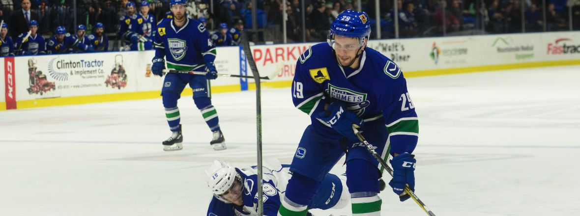 COMETS RELEASE DEFENSEMAN ALEX WALL FROM PTO
