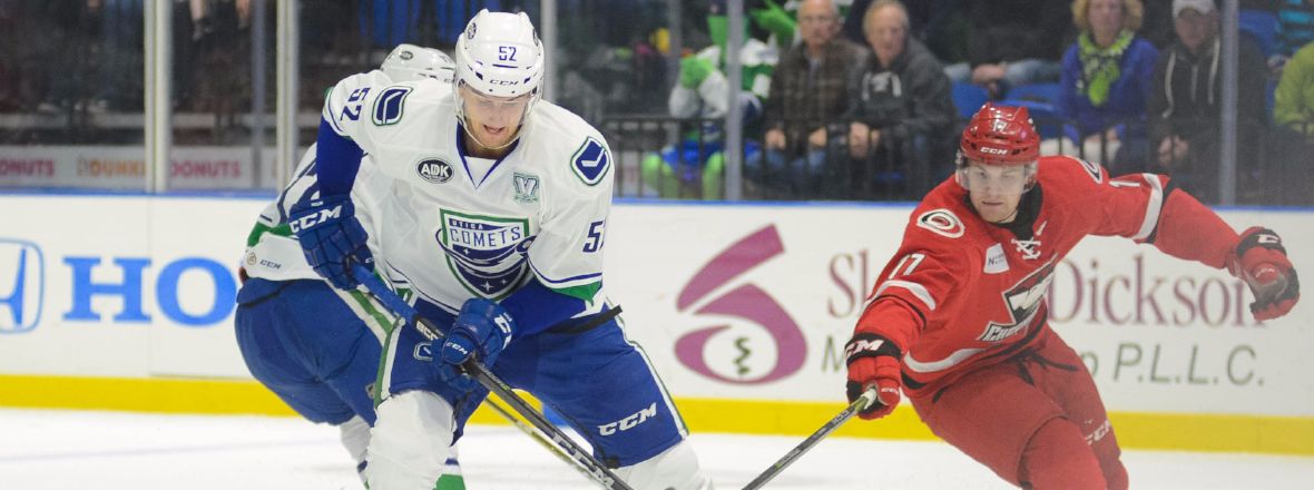 CANUCKS REASSIGN PHILIP HOLM TO THE COMETS