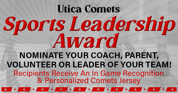  Utica Comets Launch Sports Leadership Award 