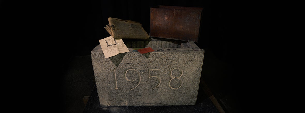 TIME CAPSULE DISCOVERED AT THE AUD