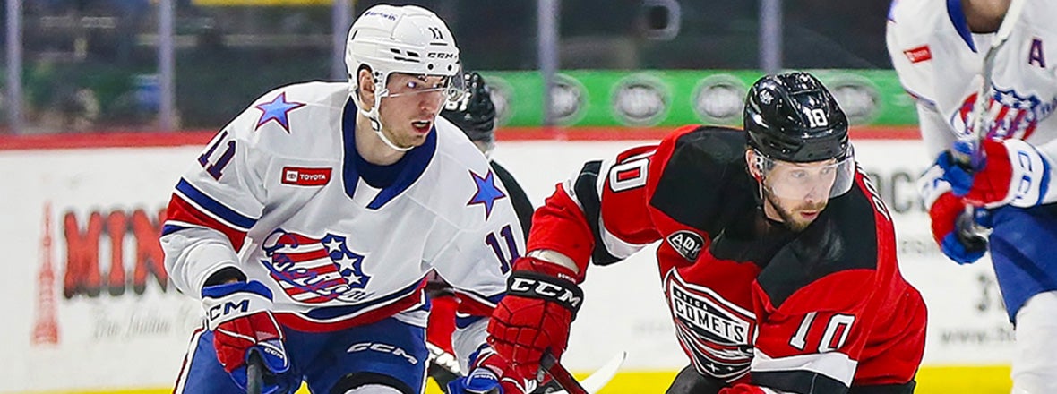 COMETS DEFEATED BY AMERICANS, 6-2
