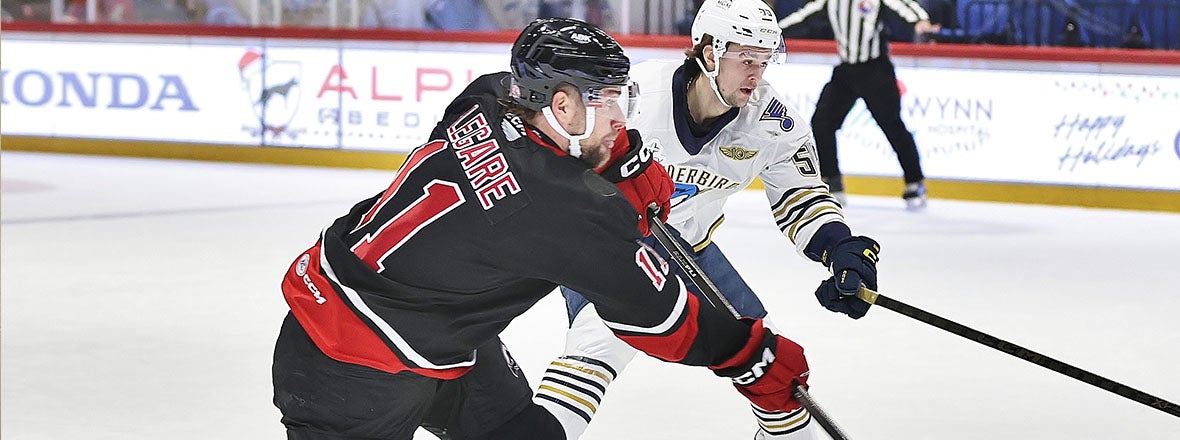 Comets Wrap Up Homestand With 3-2 Loss to Thunderbirds