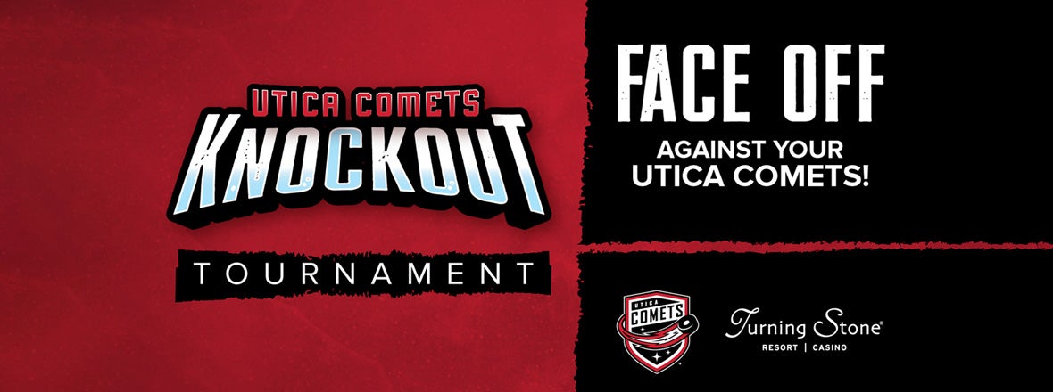 UTICA COMETS TO HOST KO POKER TOURNAMENT AT TURNING STONE