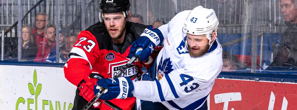 COMETS' POINT STREAK REACHES EIGHT GAMES, DROP OVERTIME TO MARLIES 5-4