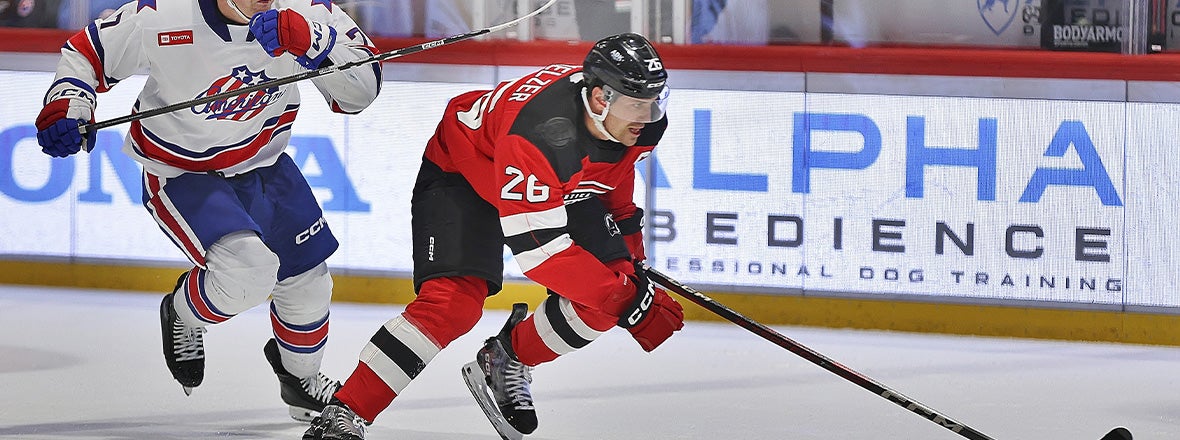 Comets Fall Short Against Rochester on Valentine’s Day