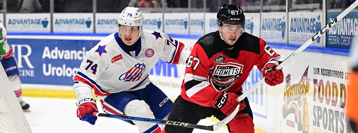 Comets Edge Amerks in OT