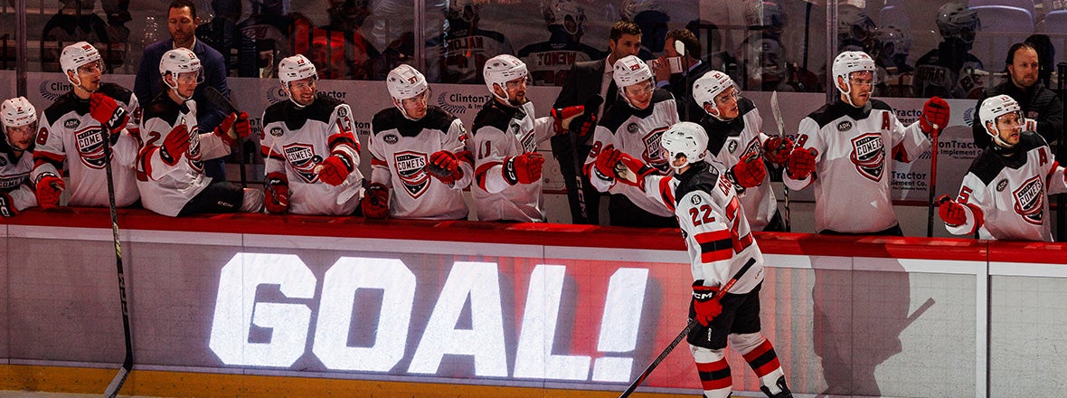 Osipov Strikes Twice, Comets Edge Crunch 3-2