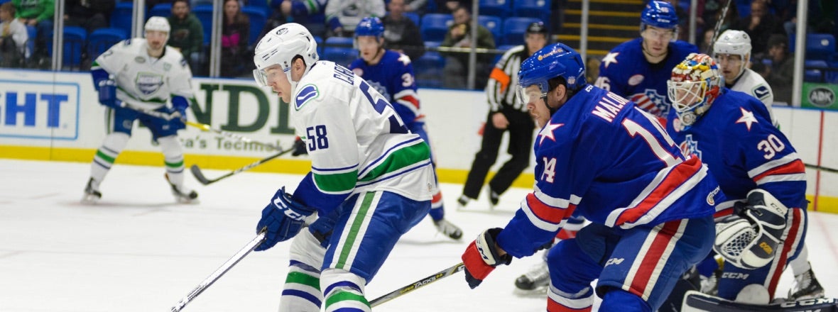 COMETS BATTLE AMERKS FOR FINAL TIME AT HOME THIS SEASON