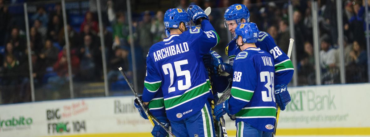 COMETS USE FOUR-GOAL FIRST PERIOD TO PROPEL TO VICTORY