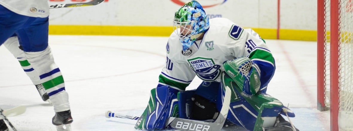 COMETS GO FOR FOURTH STRAIGHT WIN AGAINST BRIDGEPORT