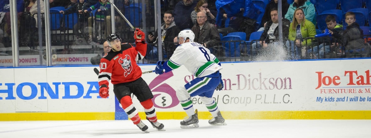 COMETS WRAP UP FOUR-GAME HOMESTAND AGAINST DEVILS