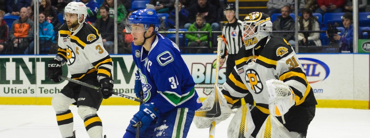 COMETS CONCLUDE HOMESTAND AGAINST BRUINS