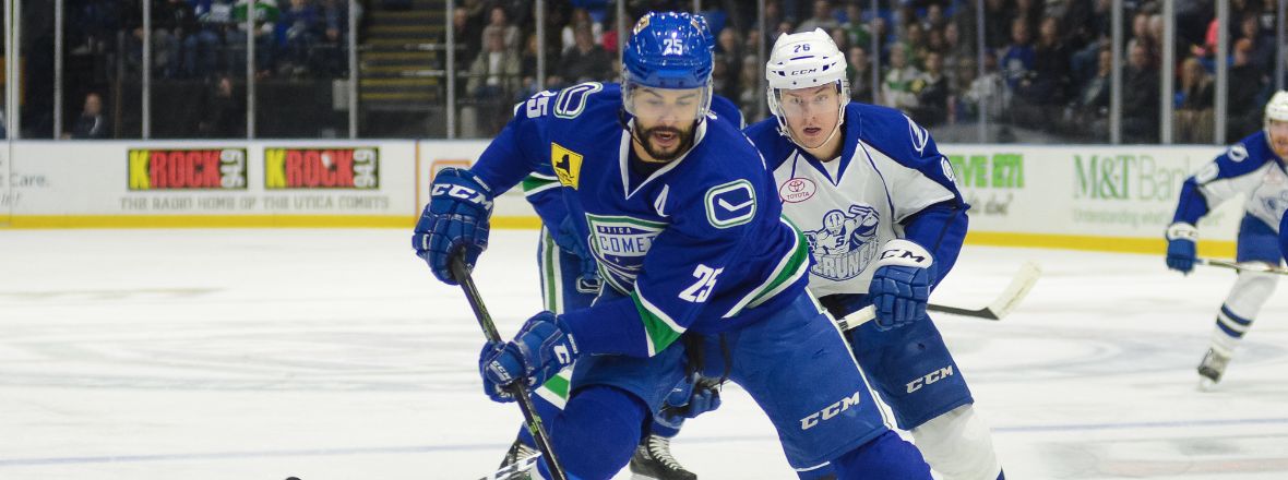 COMETS ALLOW FIVE THIRD PERIOD GOALS IN LOSS