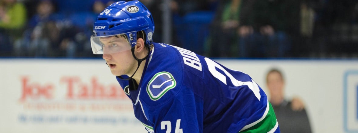 CANUCKS REASSIGN FORWARD REID BOUCHER TO THE COMETS