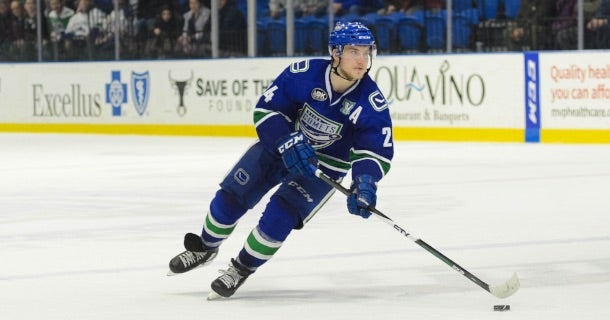 CANUCKS REASSIGN REID BOUCHER TO COMETS