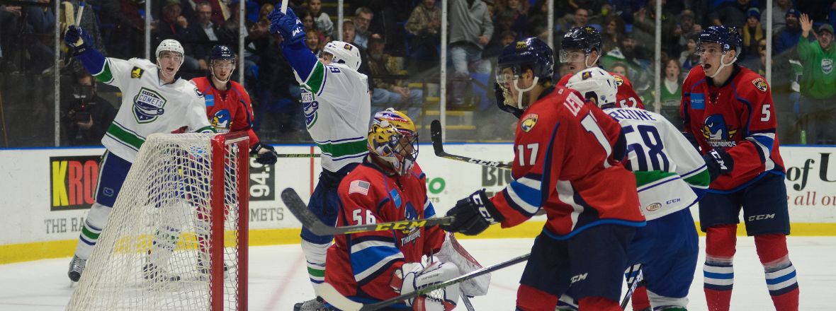 COMETS RETURN HOME TO FACE THUNDERBIRDS