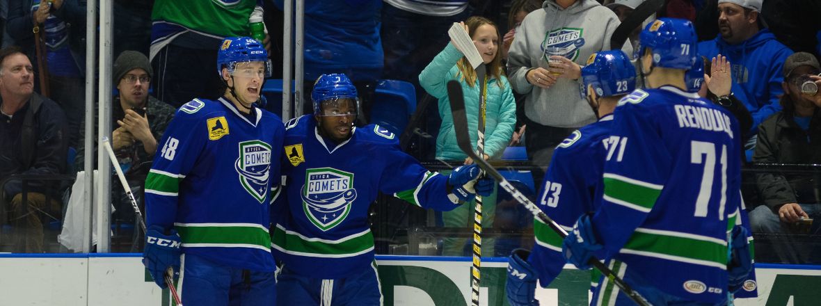 COMETS SECURE REGULATION WIN AGAINST PENGUINS