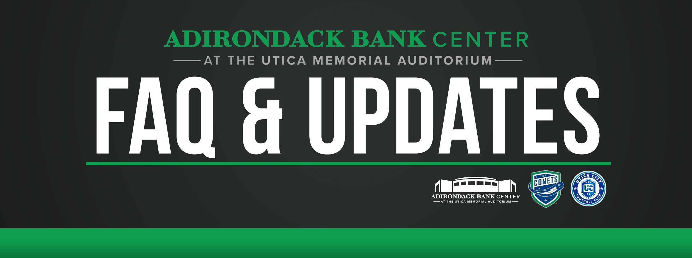 FAQ &amp; Updates from the Adirondack Bank Center