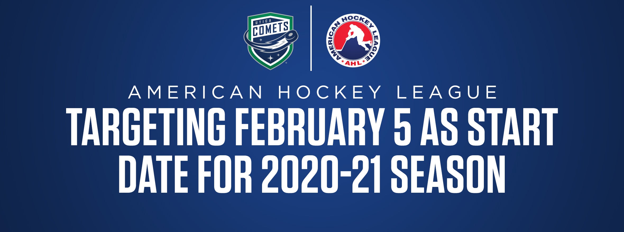 AHL TARGETING FEBRUARY 5 AS START DATE FOR 2020-21 SEASON