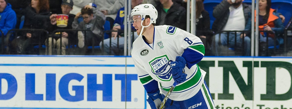 COMETS SIGN DEFENSEMAN DYLAN BLUJUS TO AHL CONTRACT