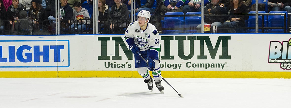 CANUCKS REASSIGN REID BOUCHER TO THE COMETS