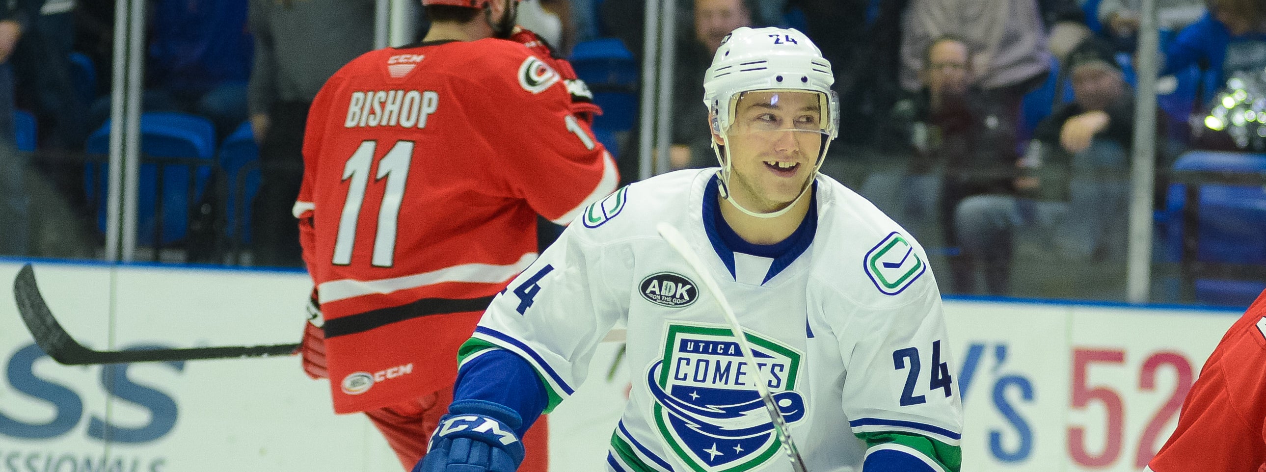 BOUCHER NAMED CCM/AHL PLAYER OF THE MONTH Utica Comets Official Website